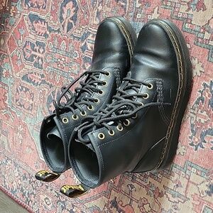 Dr Martens Black Zavala Combat Boots size 6